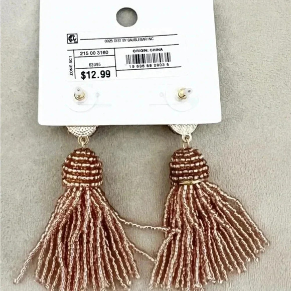 NWT Sugarfix by Baublebar Gold Beaded Drop Earrings 17 - Picture 2 of 2